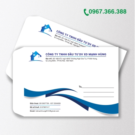 Phong bì A6 12 x22cm