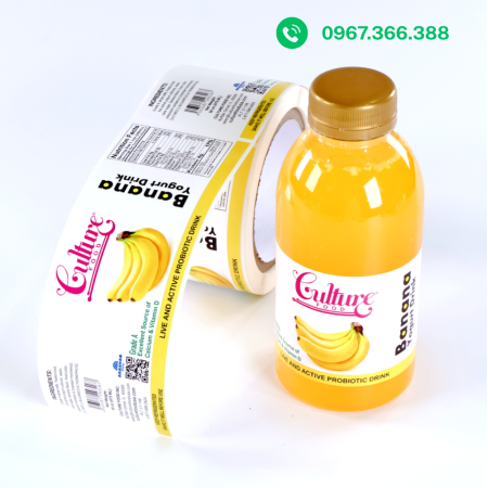 Tem nhãn đồ uống